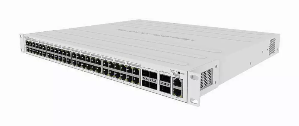 Суич Mikrotik 48x 10/100/1000, 4x 10G SFP+, 2x 40G QSFP+, PoE