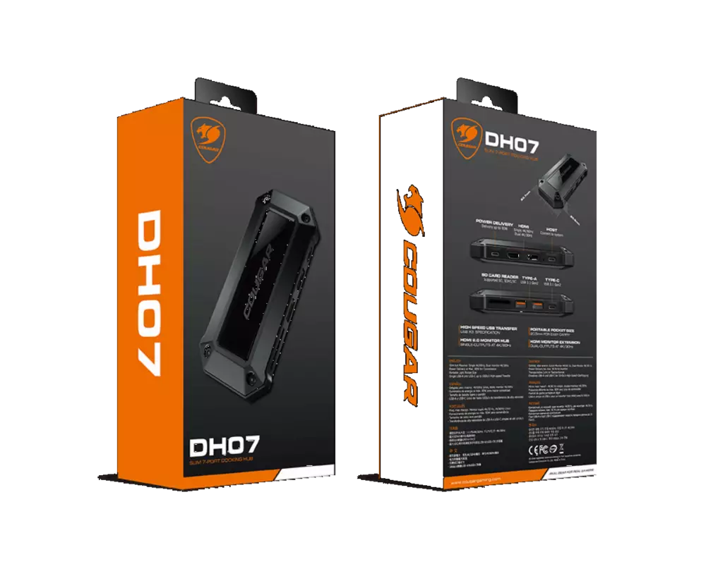 Докинг станция COUGAR DH07 Slim 7-Port Docking Hub - CG38K75100001