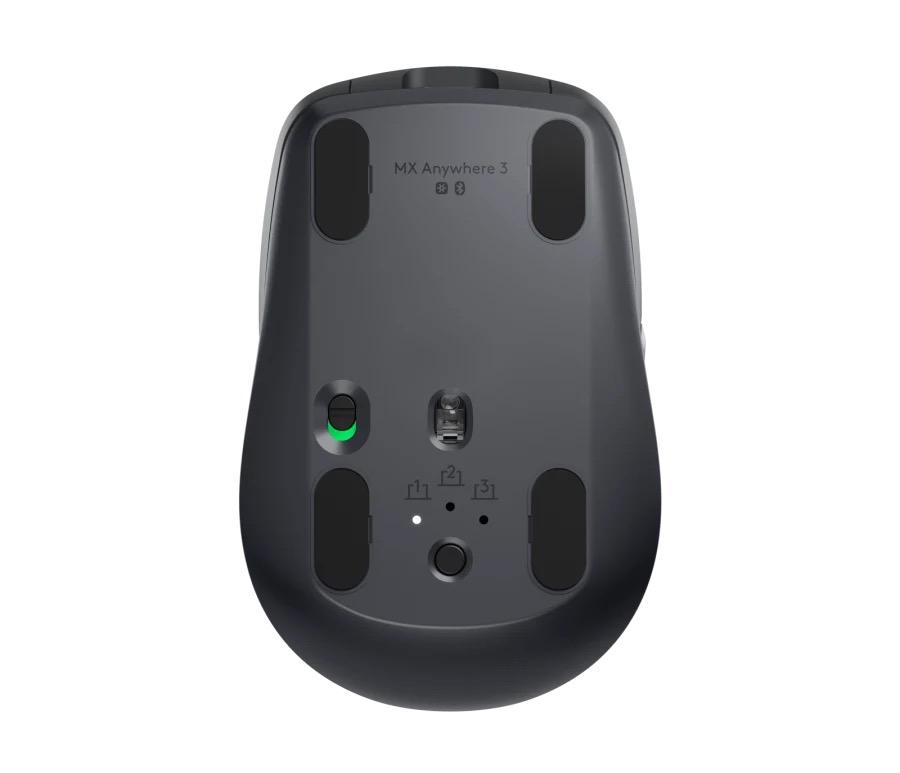 Безжична лазерна мишка Logitech MX Anywhere 3 Graphite Bluetooth - 910-005988