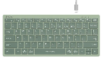 Безжична клавиатура A4TECH FBX51C FSTyler Bluetooth 2.4 GHz USB-C Кирилизирана Зелен