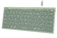 Безжична клавиатура A4TECH FBX51C FSTyler Bluetooth 2.4 GHz USB-C Кирилизирана Зелен