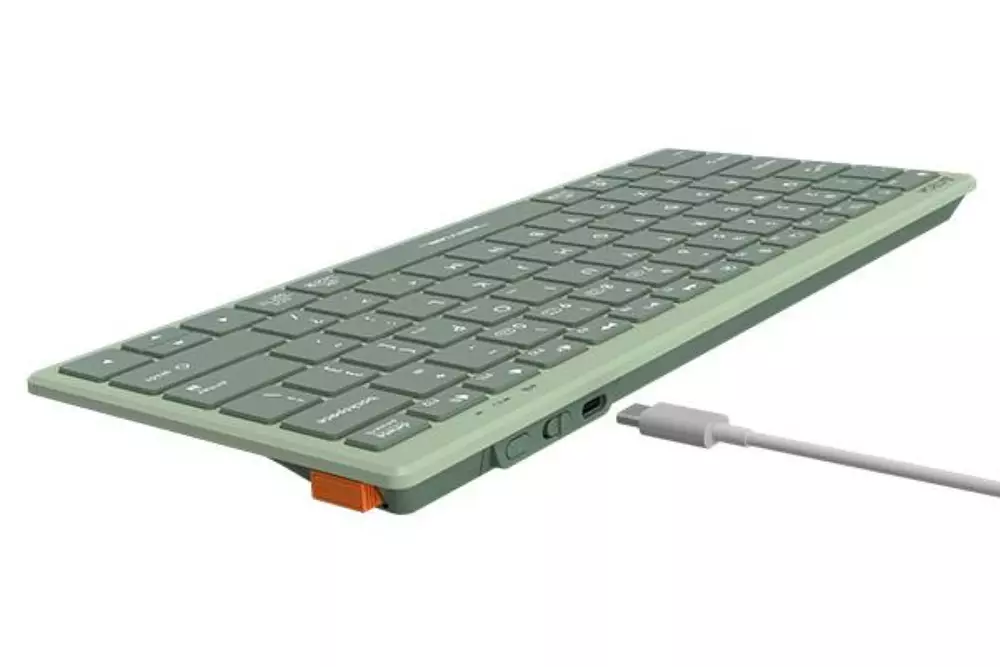 Безжична клавиатура A4TECH FBX51C FSTyler Bluetooth 2.4 GHz USB-C Кирилизирана Зелен