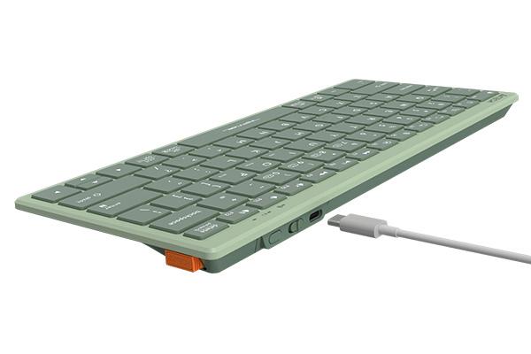 Безжична клавиатура A4TECH FBX51C FSTyler Bluetooth 2.4 GHz USB-C Кирилизирана Зелен
