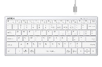 Безжична клавиатура A4TECH FBX51C FSTyler Bluetooth 2.4 GHz USB-C Кирилизирана Бял