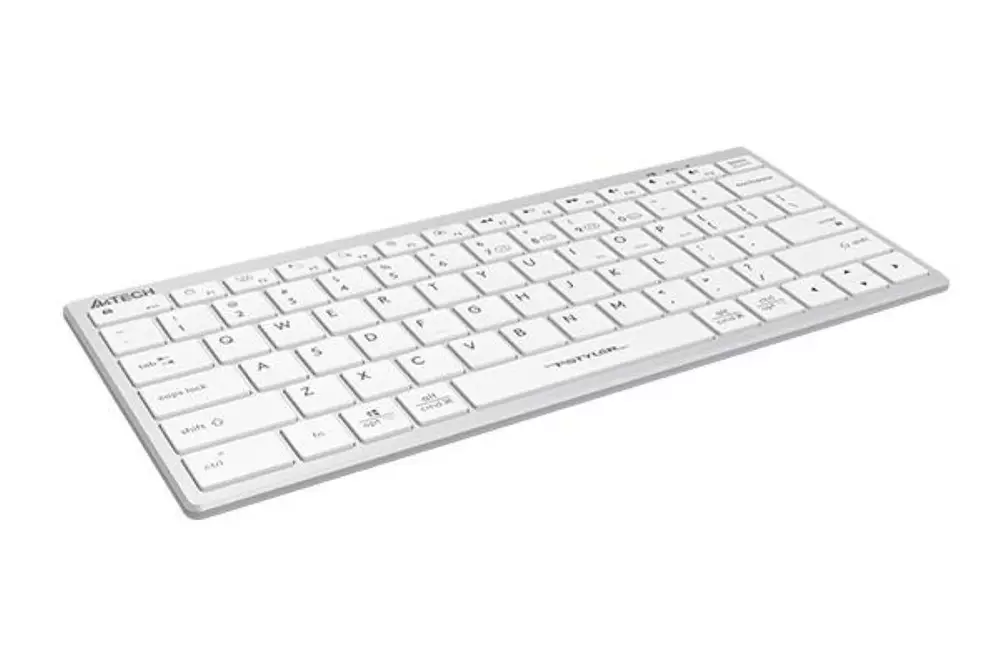Безжична клавиатура A4TECH FBX51C FSTyler Bluetooth 2.4 GHz USB-C Кирилизирана Бял