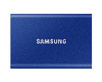 Външен SSD Samsung T7 Indigo Blue 1TB NVMe USB-C Blue