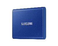 Външен SSD Samsung T7 Indigo Blue 1TB NVMe USB-C Blue