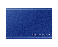 Външен SSD Samsung T7 Indigo Blue 1TB NVMe USB-C Blue