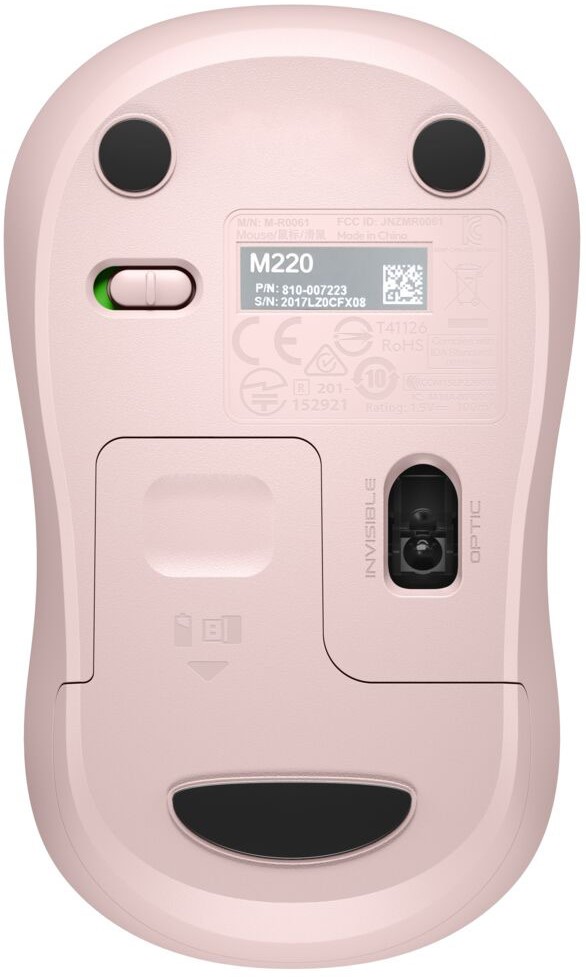 Мишка Logitech M220 Wireless Silent Rose - 910-006129