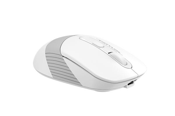 Безжична мишка A4tech FB10C Fstyle Grayish White Bluetooth 2.4GHz White