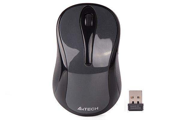 Безжична мишка A4Tech G3-280NS Wireless 2.4G Hz USB Безшумна Grey