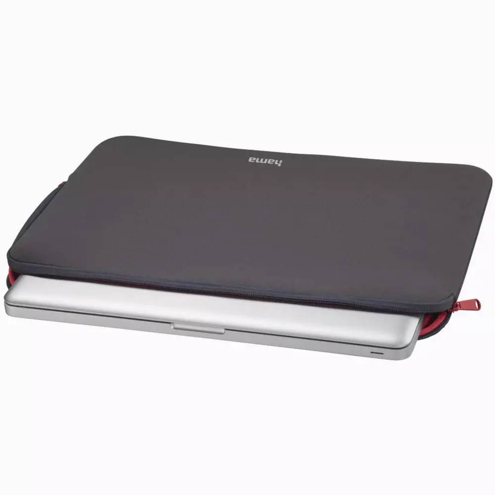 Калъф за лаптоп HAMA Neoprene, 11.6"(30cm), Сив/Червен