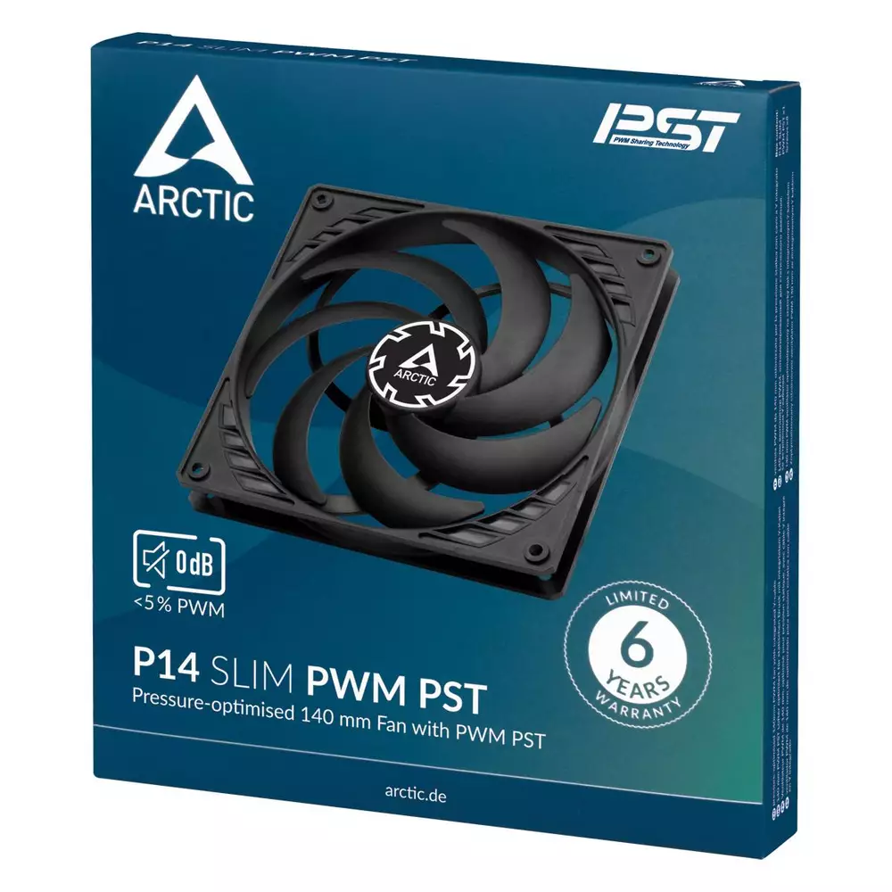 Вентилатор ARCTIC P14 SLIM PWM PST 140mm - ACFAN00268A