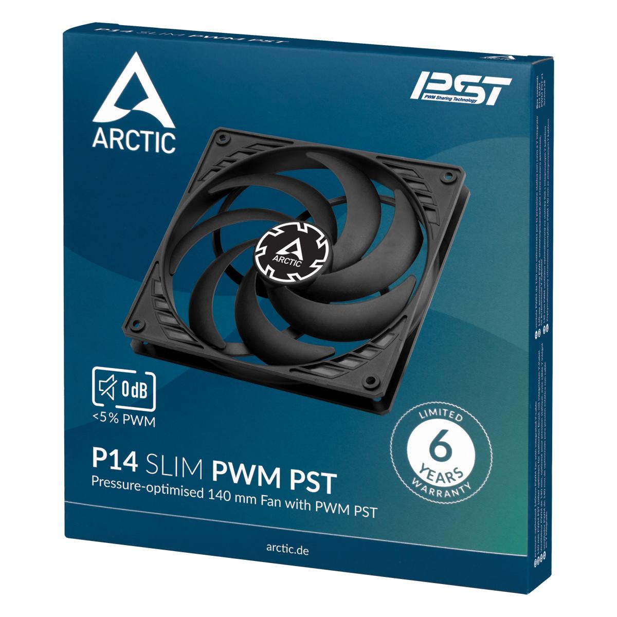 Вентилятор ARCTIC P14 SLIM PWM PST 140mm - ACFAN00268A