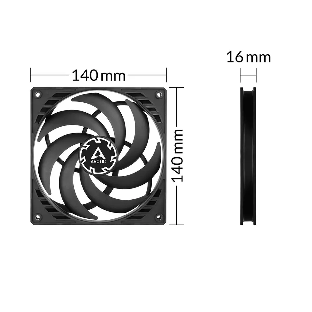 Вентилатор ARCTIC P14 SLIM PWM PST 140mm - ACFAN00268A