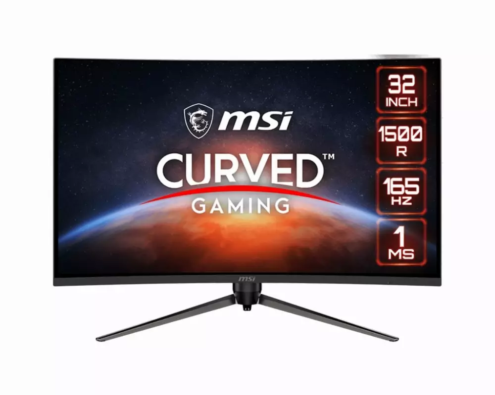 Монитор MSI Optix AG321CR, 32", VA, 1920x1080 FHD, 165Hz, 1ms, Curved 1500R, AMD FreeSync Premium