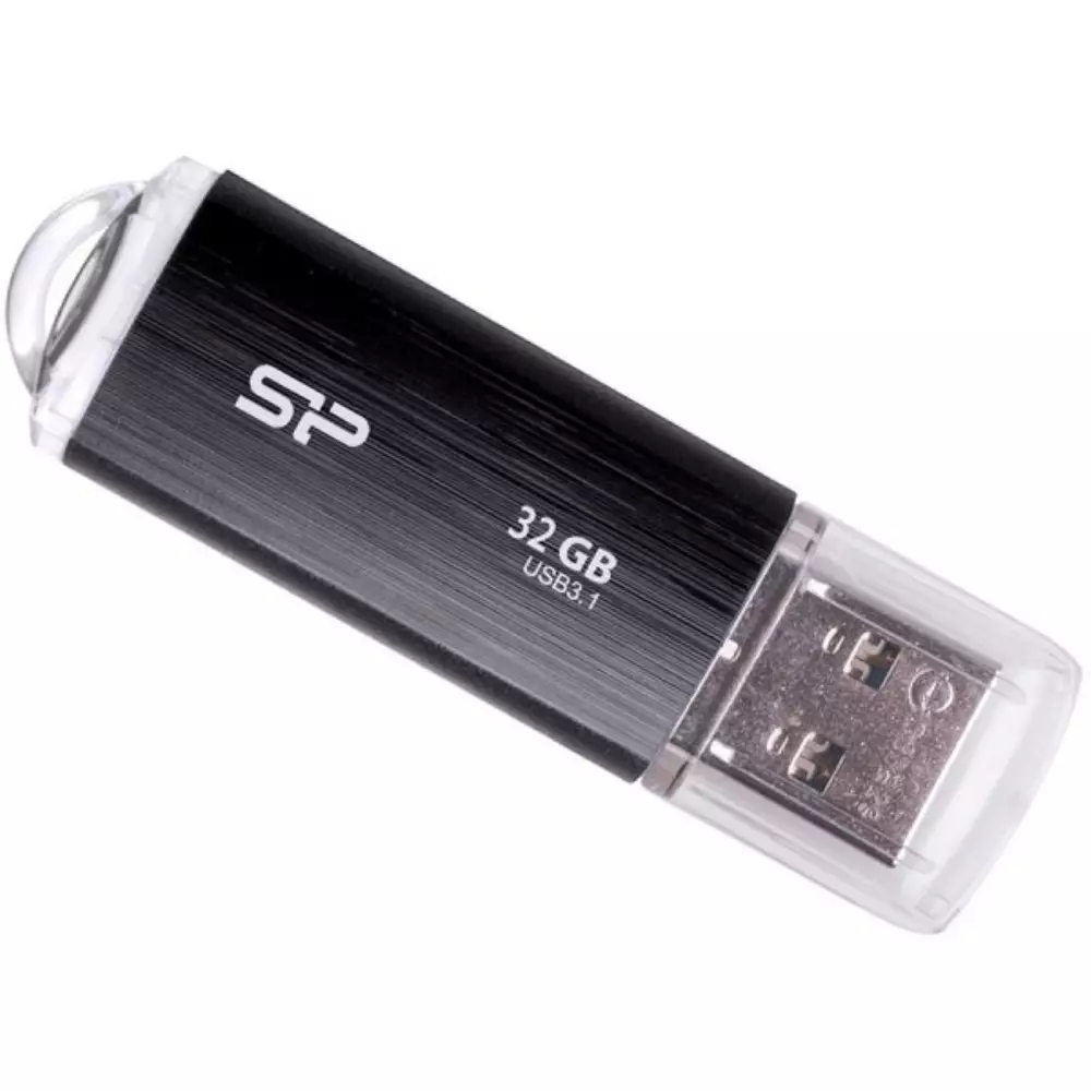 USB памет Silicon Power Blaze 05 32GB USB 3.1 Black - SP032GBUF3B02V1K