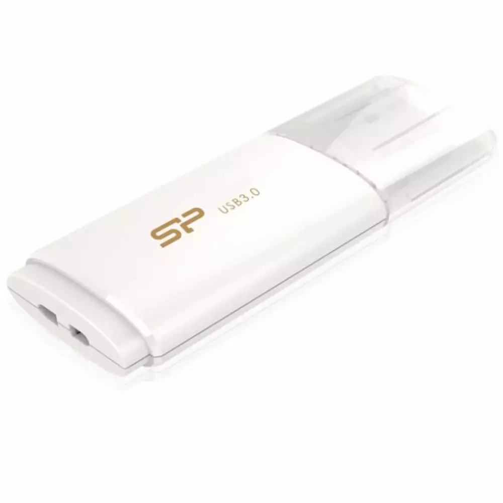 USB памет Silicon Power Blaze B06 32GB USB 3.0 White - SP032GBUF3B06V1W