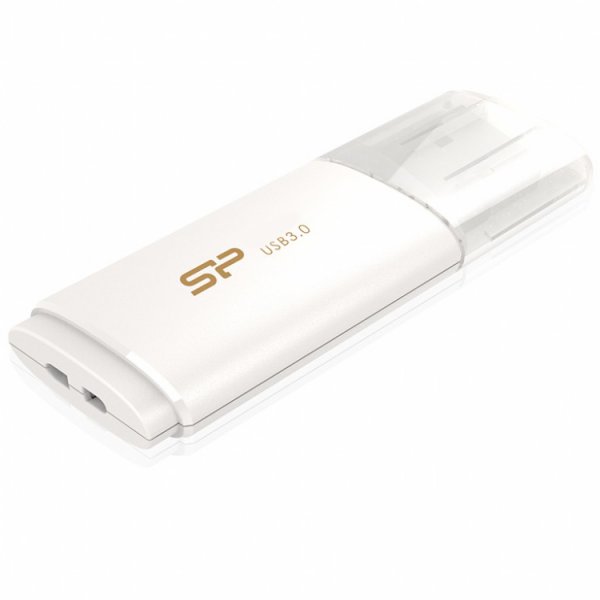 USB памет Silicon Power Blaze B06 32GB USB 3.0 White - SP032GBUF3B06V1W