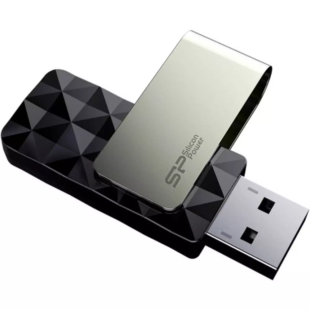 USB памет Silicon Power Blaze B05 32GB USB 3.0 Black - SP032GBUF3B05V1K
