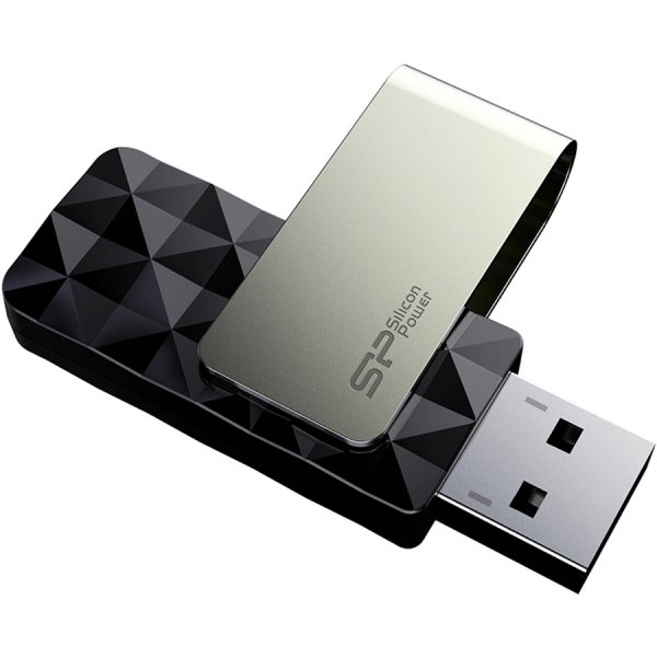 USB памет Silicon Power Blaze B05 32GB USB 3.0 Black - SP032GBUF3B05V1K