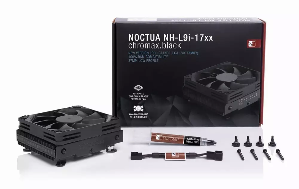 Охладител за процесор Noctua NH-L9i-17xx Chromax.black LGA1700
