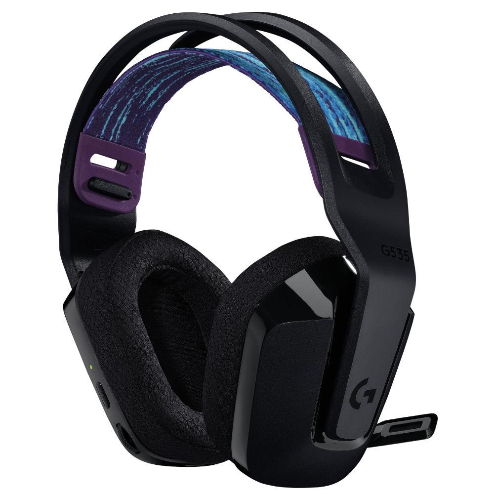 Геймърски безжични слушалки Logitech G535 Lightspeed Wireless Black - 981-000972
