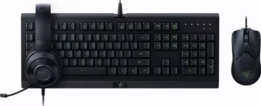 Геймърски комплект Razer Power Up Bundle V2, BlackShark V2, Cynosa Lite, Gigantus V2 Large, Deathadder Mouse - RZ85-02742300-B3M1