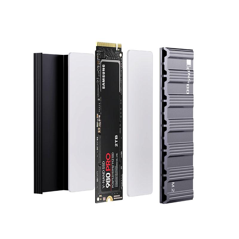 Пасивен охладител Jonsbo M.2-5 SSD Grey 