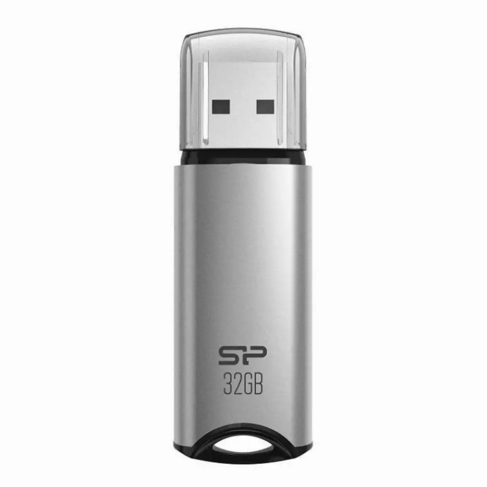 USB памет Silicon Power Marvel 02 32GB USB 3.2 Gen 1 Type-A Silver - SP032GBUF3M02V1S
