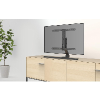 Стойка за TV HAMA Design, Регулируема, До 165 cm (65"), 40 кг, Черен