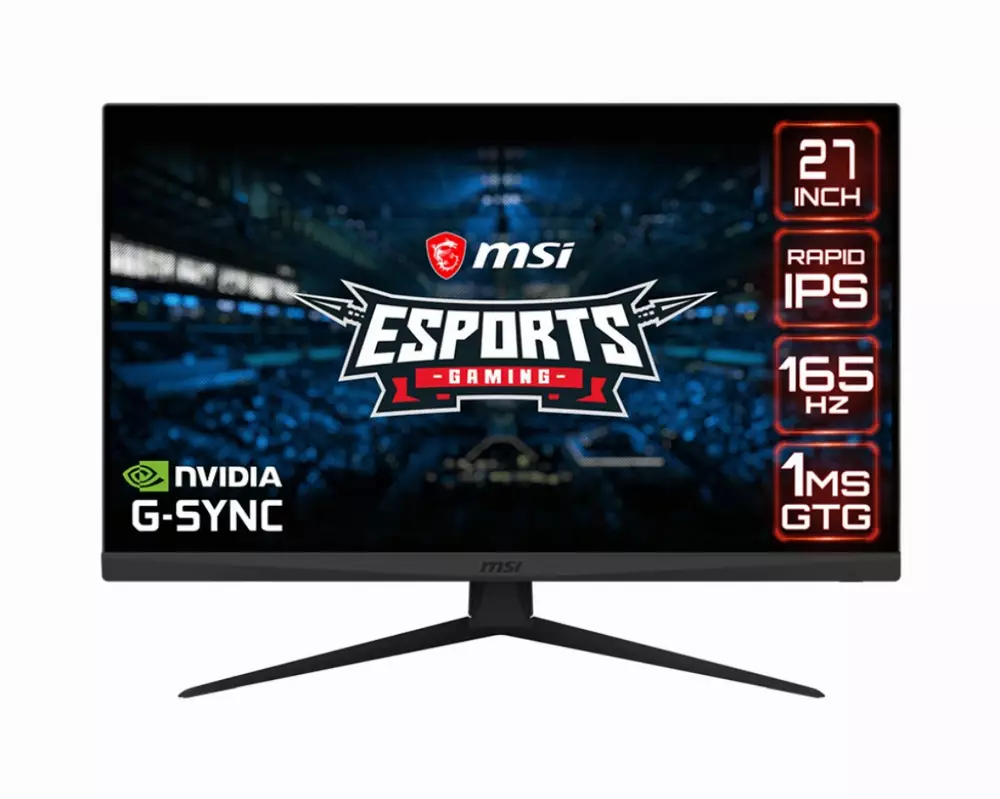 Монитор MSI Optix G273QF Gaming 27", IPS, WQHD 2560x1440, 165Hz, 1ms, G-Sync Compatible