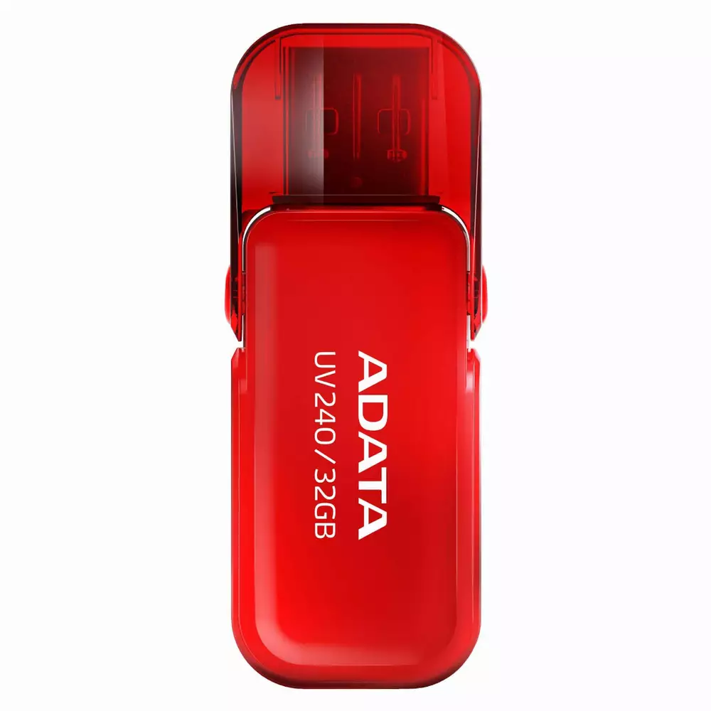 USB памет ADATA UV240 32GB USB 2.0 Red - AUV240-32G-RRD