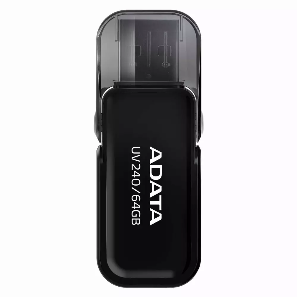 USB памет ADATA UV240 64GB USB 2.0 Black - AUV240-64G-RBK