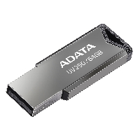 USB памет ADATA UV250 64GB USB 2.0 Metal - AUV250-64G-RBK