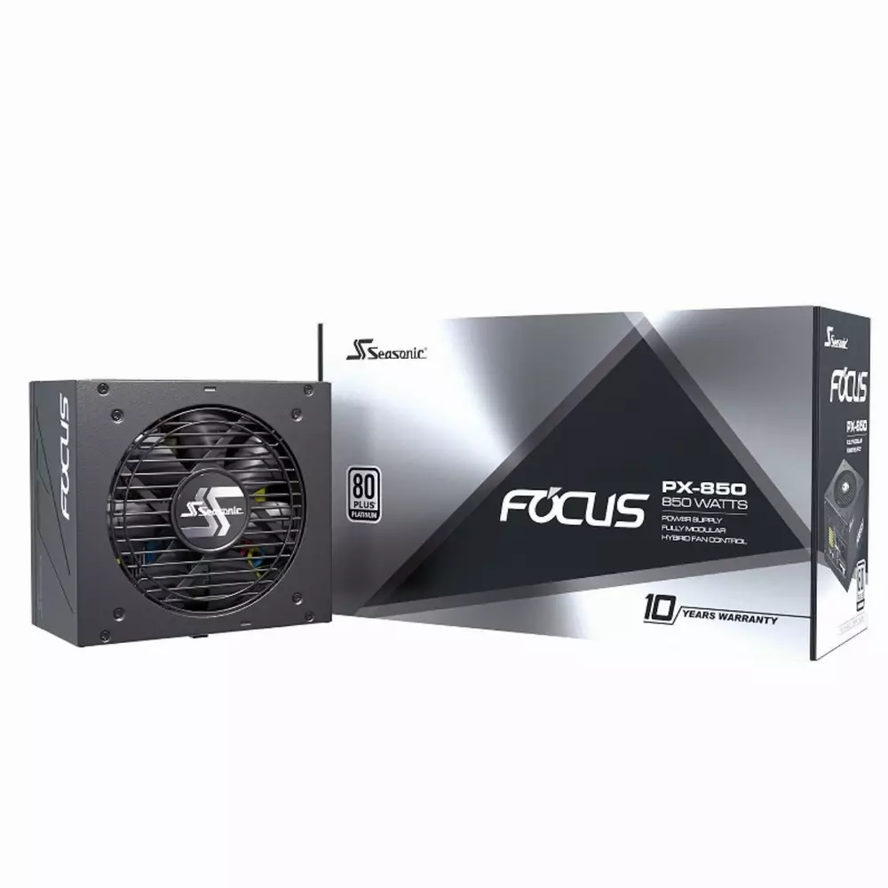 Захранване Seasonic Focus Plus 850W 80 Plus Platinum PSU - SSR-850PX