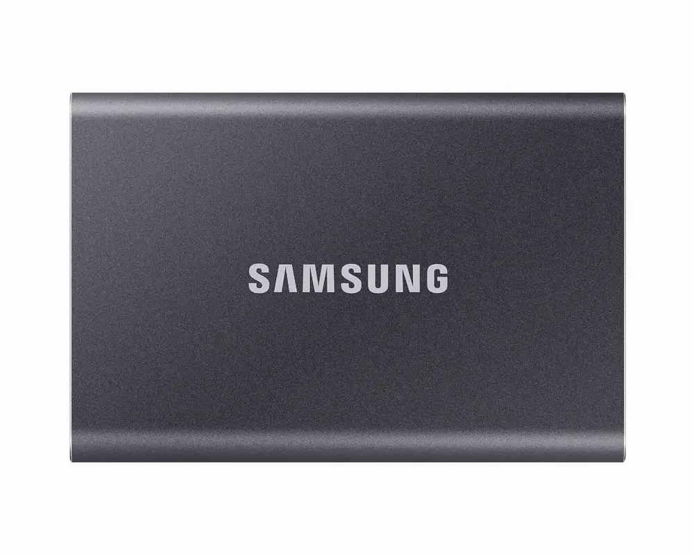 Външен SSD Samsung T7 Titan 1TB NVMe USB-C Grey - MU-PC1T0T/WW