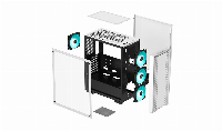 Кутия DeepCool CK560 EATX Mid-Tower Case RGB White
