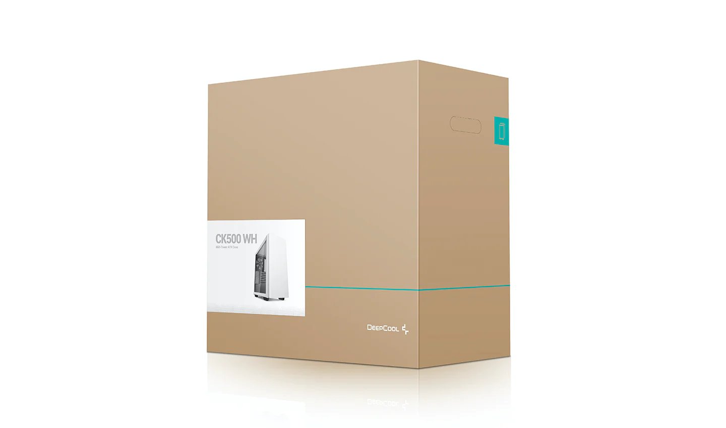 Кутия DeepCool CK500 EATX Mid-Tower Case White