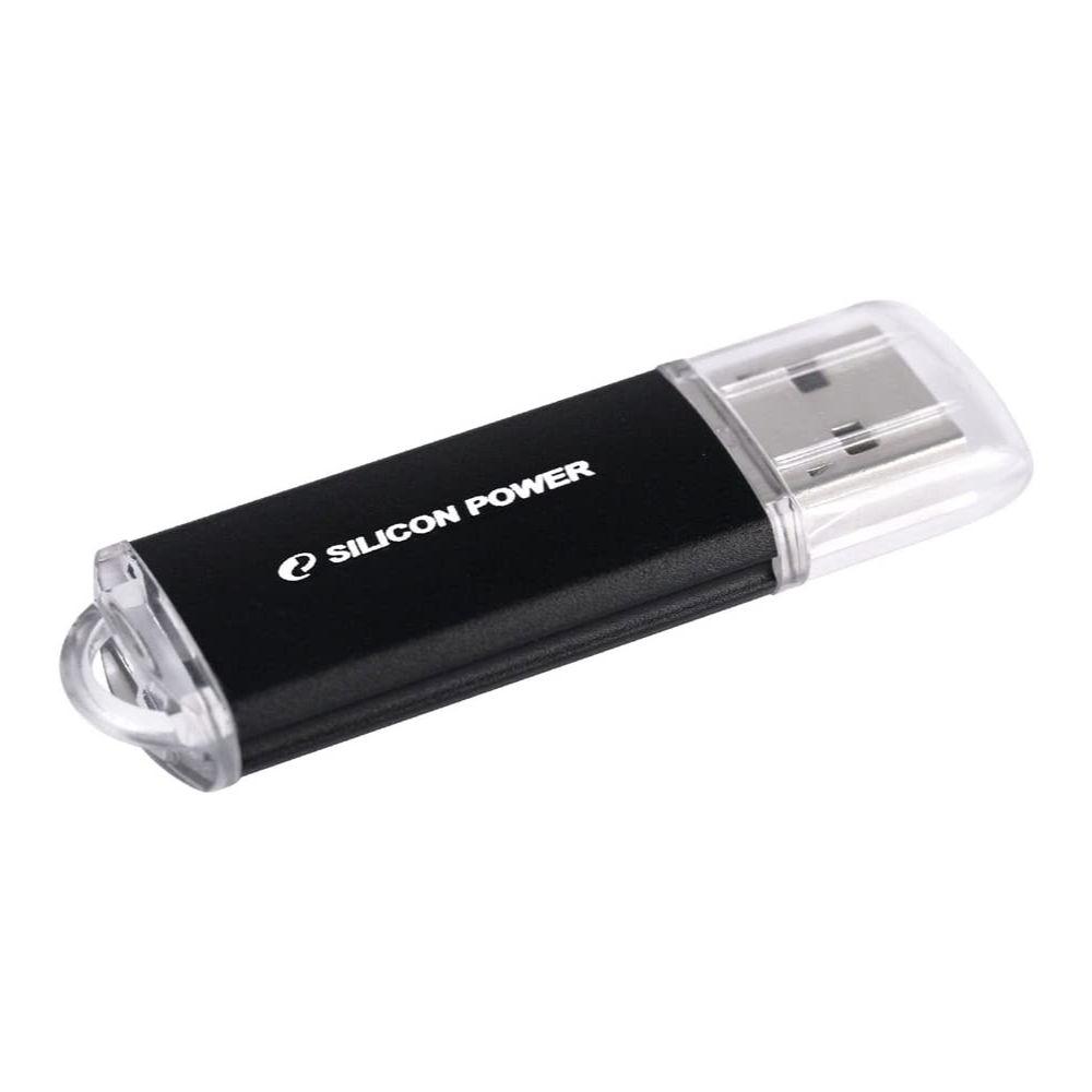 USB памет Silicon Power Ultima II 16GB USB 2.0 Black - SP016GBUF2M01V1K