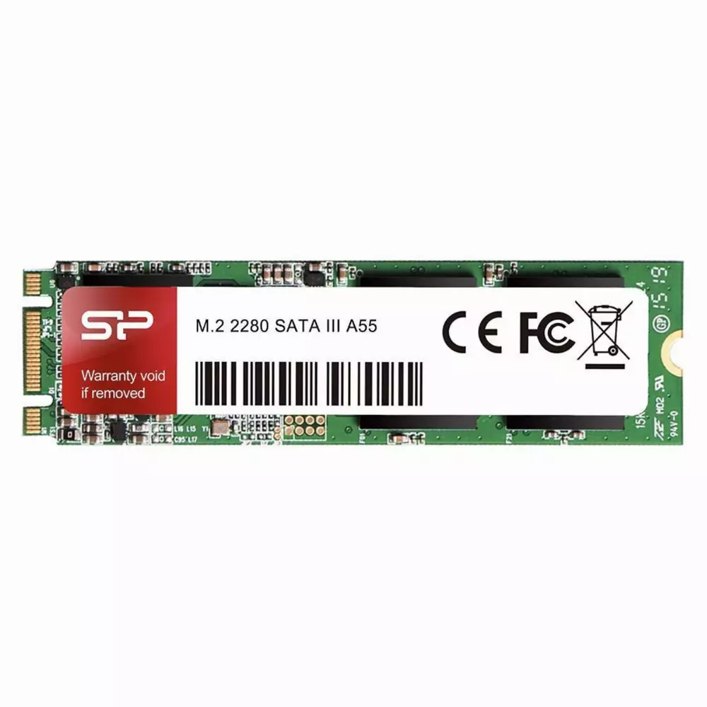 Диск SSD Silicon Power A55 M.2 2280 128GB SATAIII 6Gb/s - SP128GBSS3A55M28