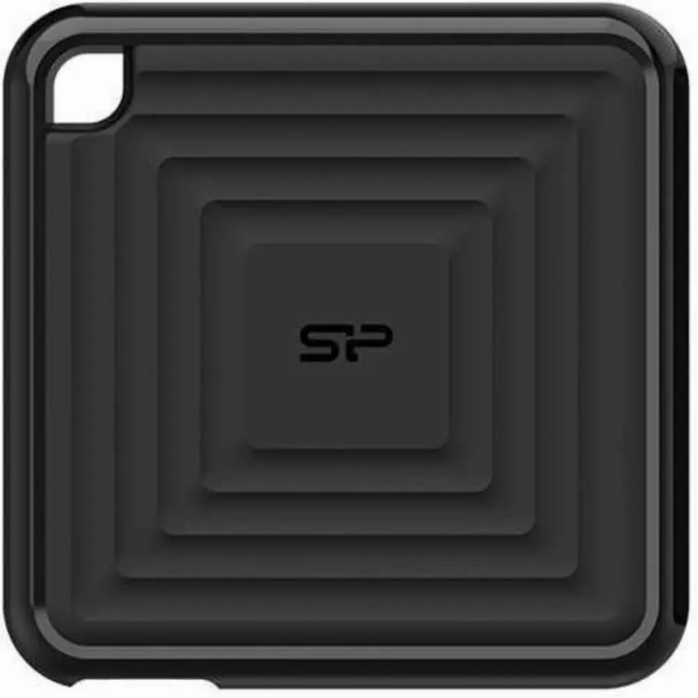 Външен SSD Silicon Power PC60 960GB USB 3.2 Gen2 Type-C Black - SP960GBPSDPC60CK