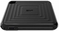 Външен SSD Silicon Power PC60 960GB USB 3.2 Gen2 Type-C Black - SP960GBPSDPC60CK