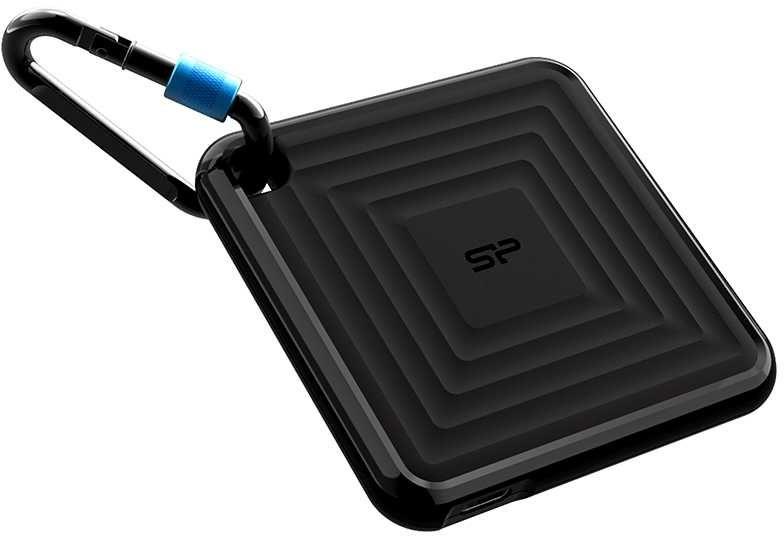 Външен SSD Silicon Power PC60 960GB USB 3.2 Gen2 Type-C Black - SP960GBPSDPC60CK