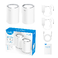 Безжична Mesh система Cudy AX1800, 2.4/5 GHz, 574 - 1201 Mbps, 10/100/1000