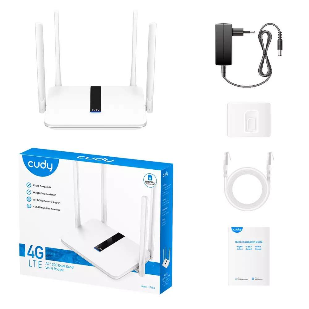 Безжичен LTE рутер Cudy LT450