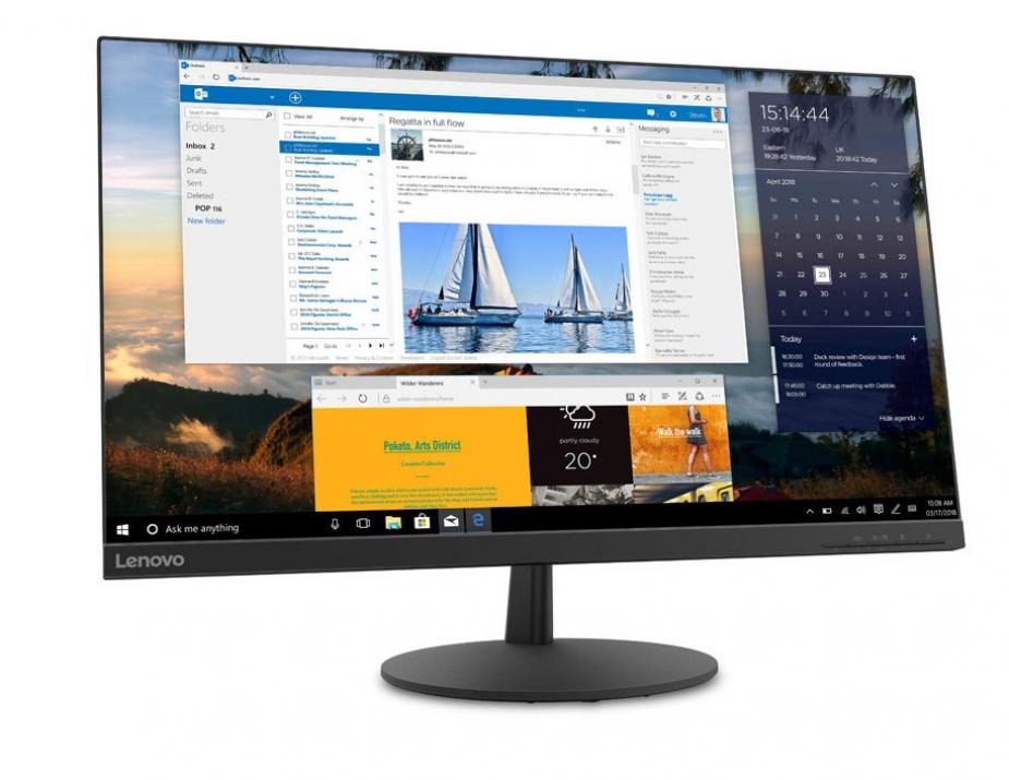 Монитор Lenovo L24Q-35 66D1GAC1EU 23.8", IPS, QHD 2560x1440, 75Hz, 6ms, HDMI