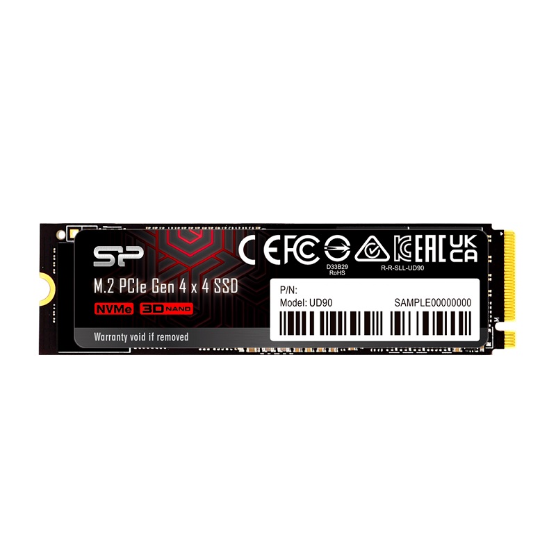 Диск SSD Silicon Power UD90 500GB M.2 2280 PCIe NVMe Gen 4x4 - SP500GBP44UD9005