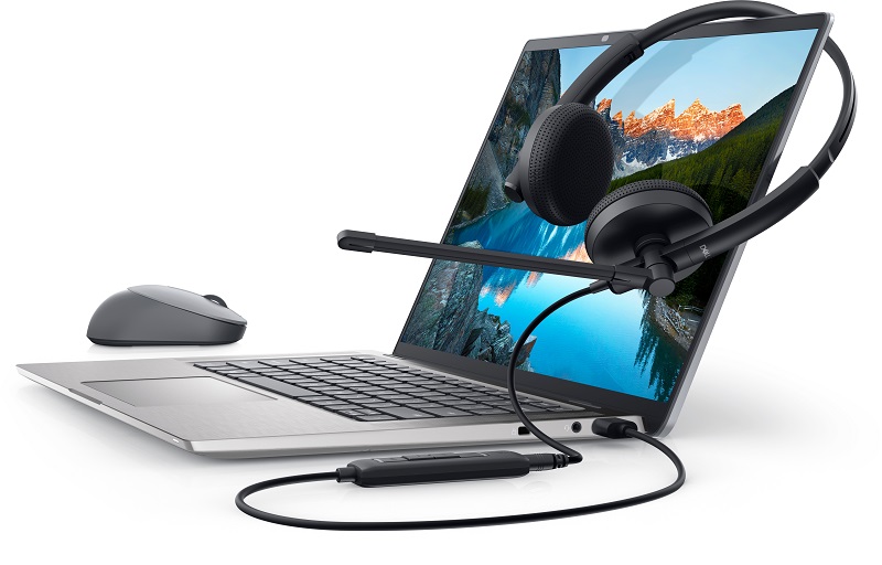 Слушалки Dell Stereo Headsed WH1022 - 520-AAVV-14
