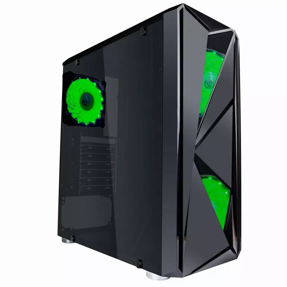 Кутия 1stPlayer F4 GREEN RGB - 3 Fans included